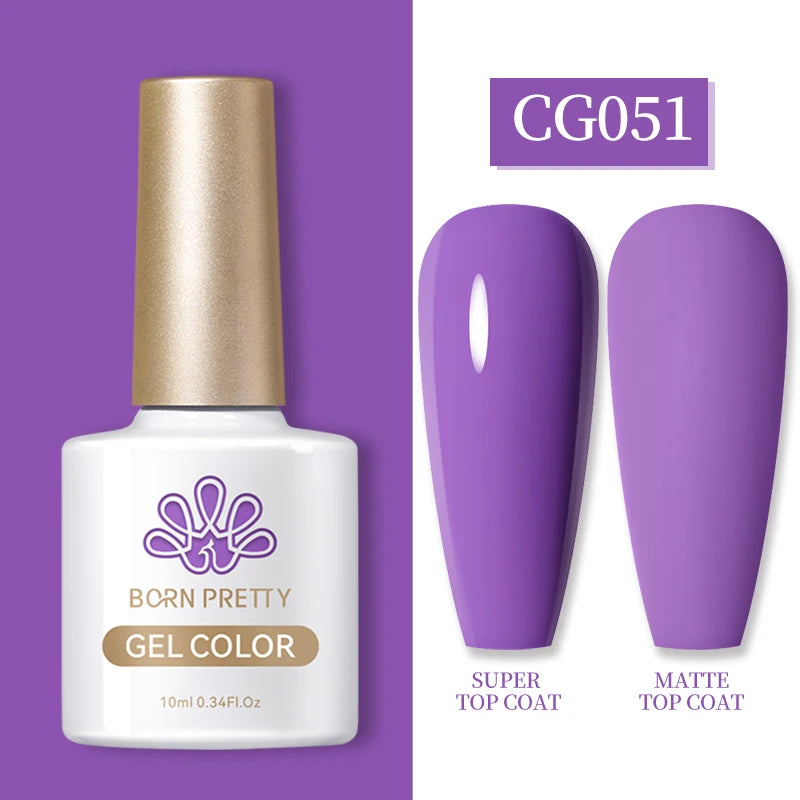 BORN PRETTY Gel Nail Polish — 130 Colors, Semi-Permanent UV/LED Gel Varnish