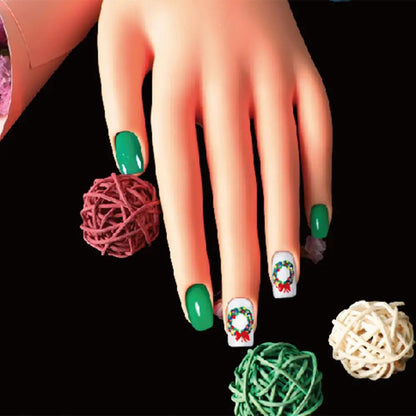 Silicone Nail Practice Hand – Flexible Bendable with Suction Base