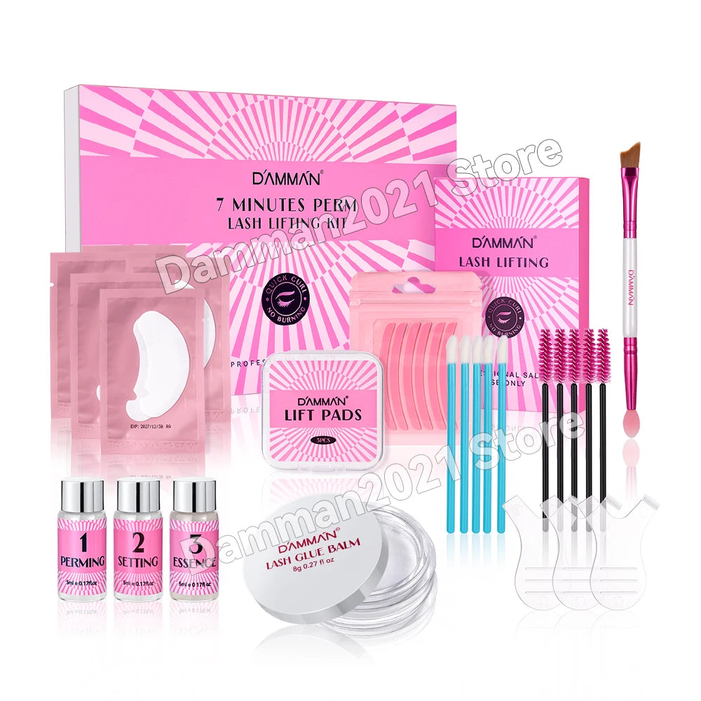 Damman Professional Lash Lift Kit – Salon-Quality Eyelash Perming Set