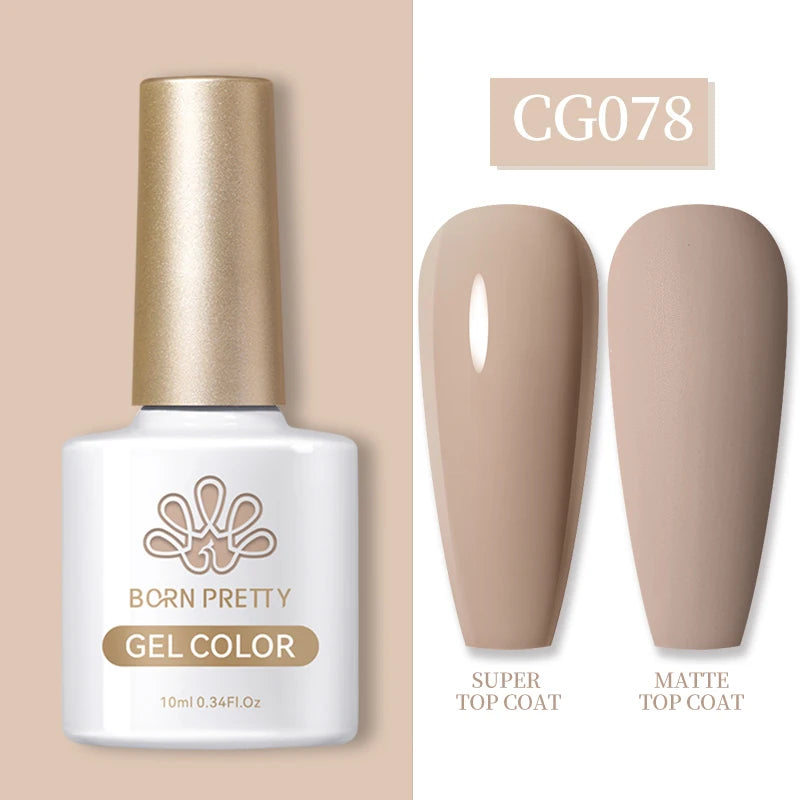 BORN PRETTY Gel Nail Polish — 130 Colors, Semi-Permanent UV/LED Gel Varnish