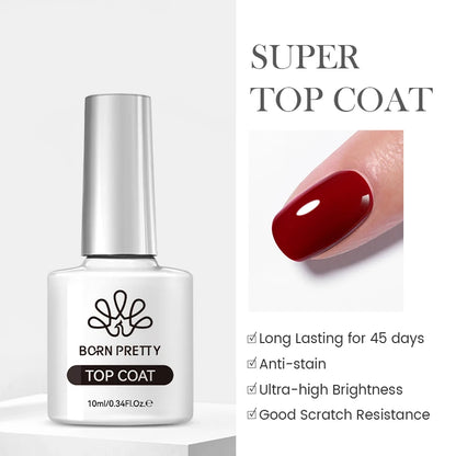 BORN PRETTY Gel Nail Polish — 130 Colors, Semi-Permanent UV/LED Gel Varnish