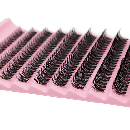 Super Bunch Mink Eyelashes 1 Box/200 Bundles Natural Eyelash Extension 3D Russia Individual Cluster Makeup Tools Lashes Cilia