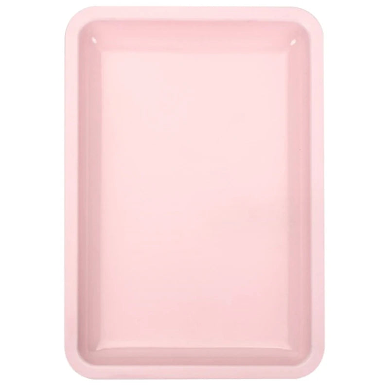 Nail Tray Stainless Steel Cosmetic Storage Tray Nail Art Nail Polish Storage Multicolor Nail Art Desktop False Nails Dish Tools