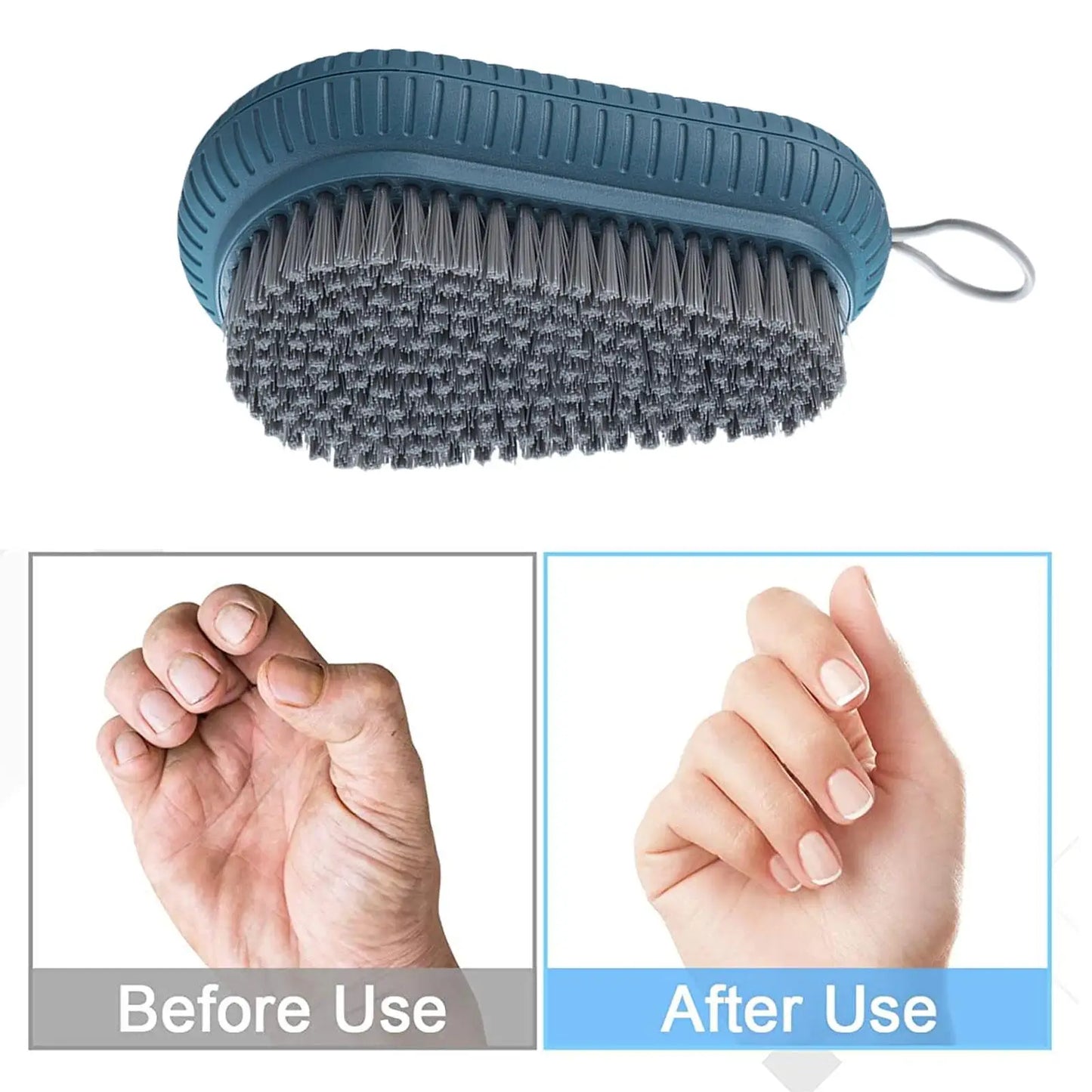 Nail Scrubbing Brush – Soft Bristle Manicure & Pedicure Tool
