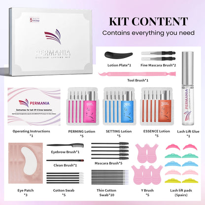 PERMANIA Quick Lash Lift & Brow Lamination Kit