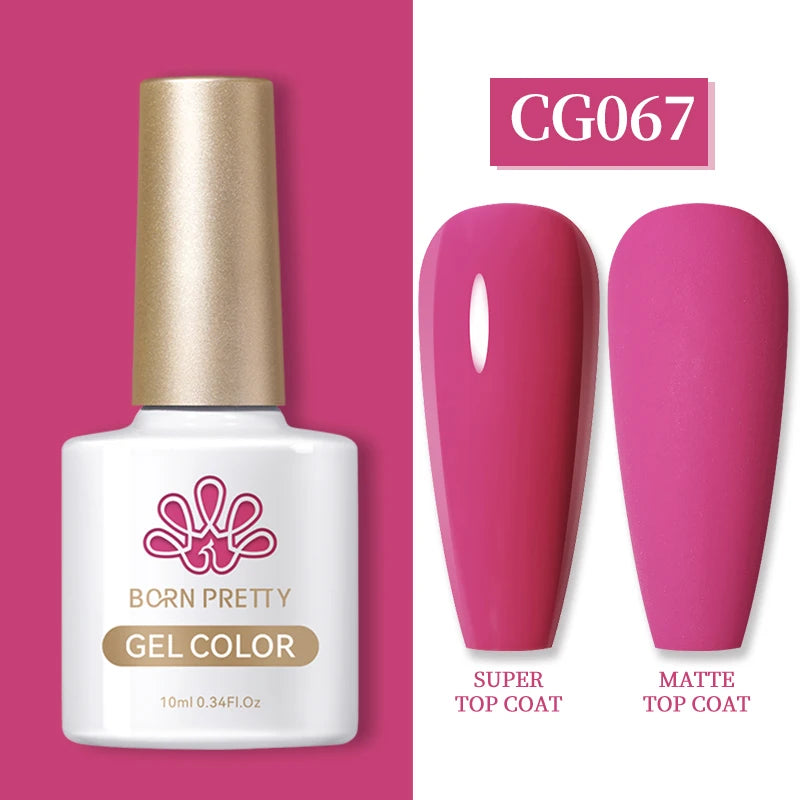 BORN PRETTY Gel Nail Polish — 130 Colors, Semi-Permanent UV/LED Gel Varnish