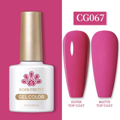BORN PRETTY Gel Nail Polish — 130 Colors, Semi-Permanent UV/LED Gel Varnish