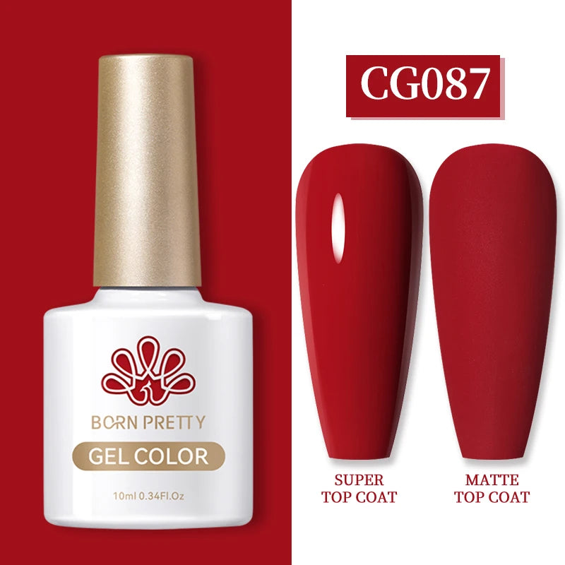 BORN PRETTY Gel Nail Polish — 130 Colors, Semi-Permanent UV/LED Gel Varnish