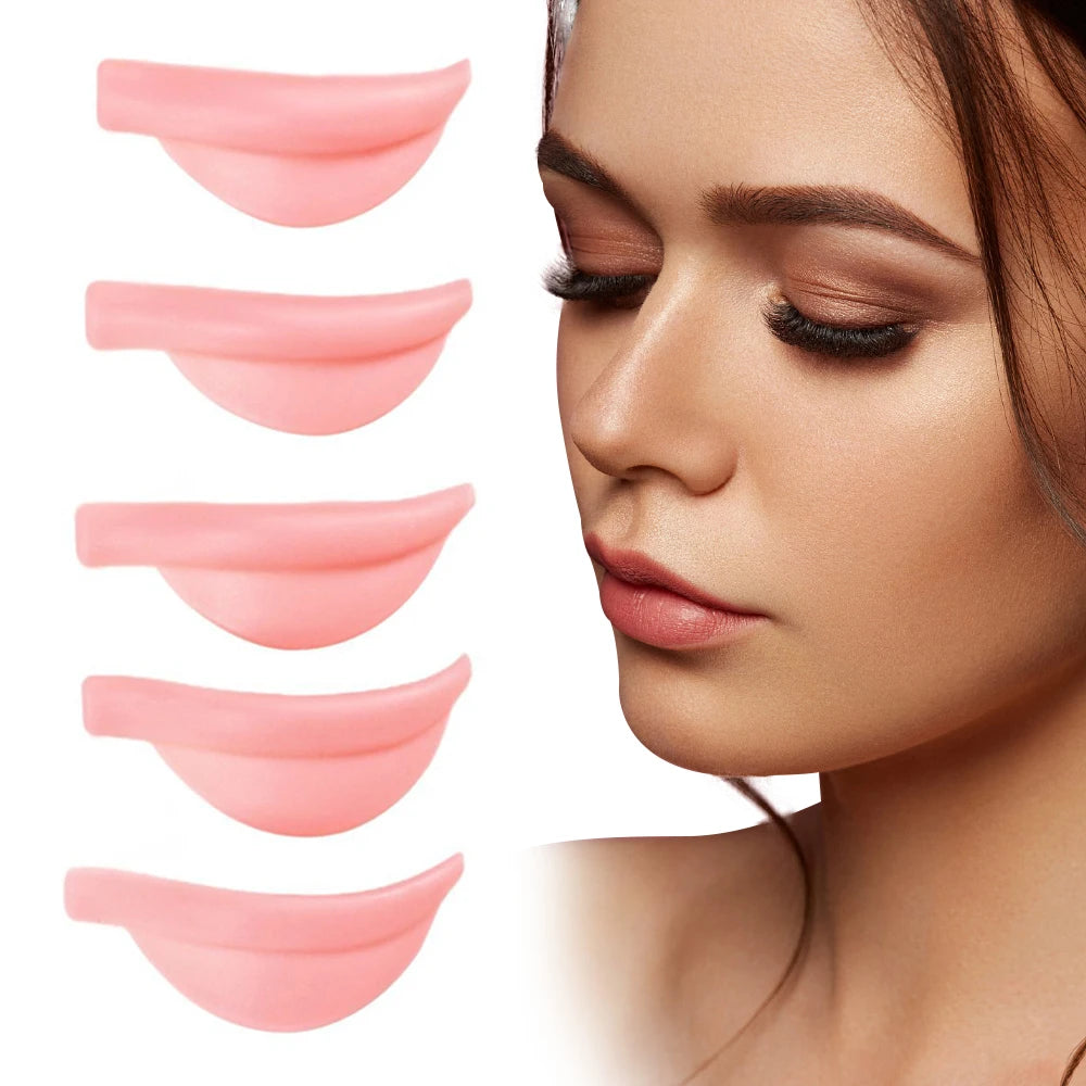 Reusable Silicone Lash Lift Perm Pads — 5 Pairs