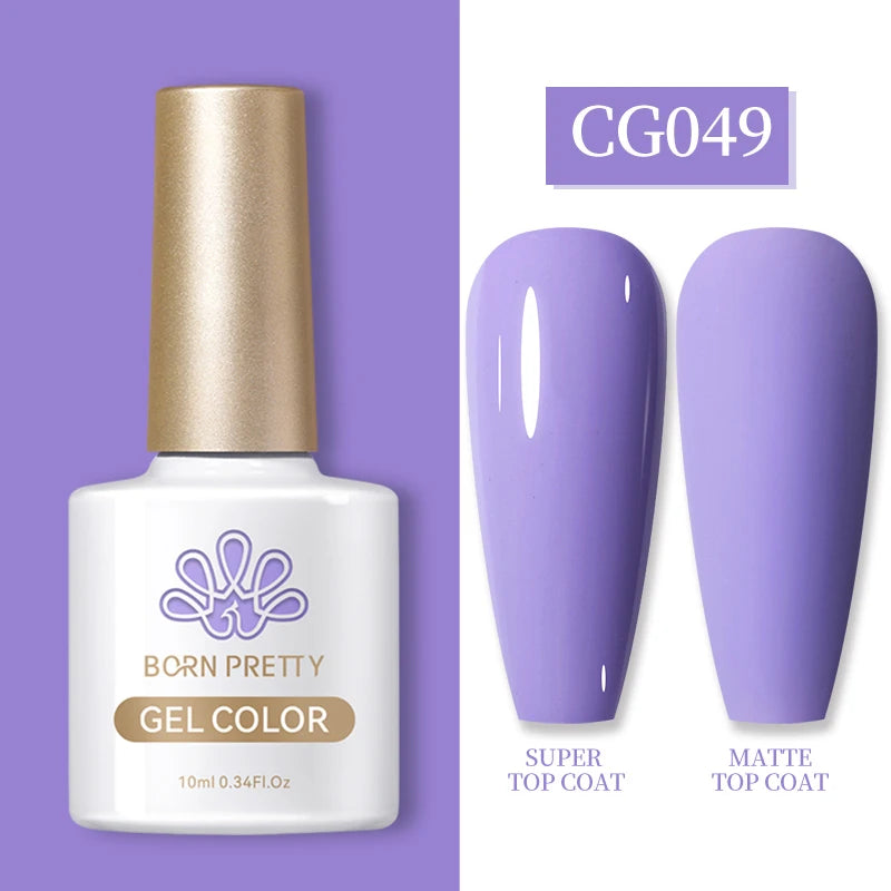 BORN PRETTY Gel Nail Polish — 130 Colors, Semi-Permanent UV/LED Gel Varnish