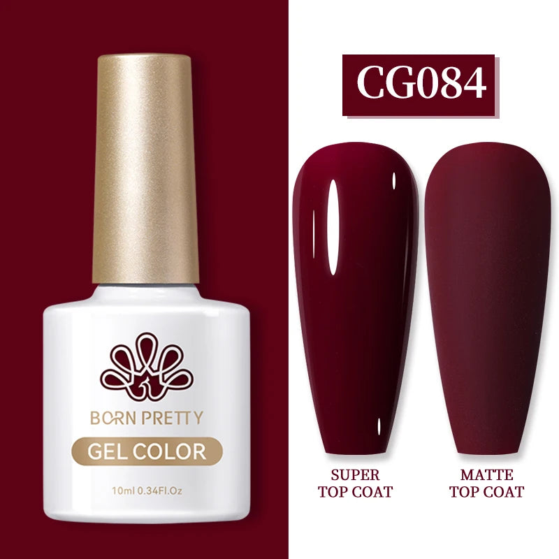BORN PRETTY Gel Nail Polish — 130 Colors, Semi-Permanent UV/LED Gel Varnish