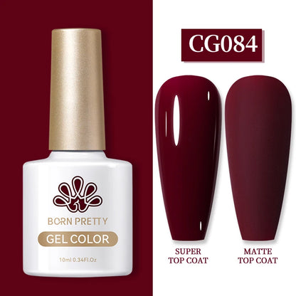BORN PRETTY Gel Nail Polish — 130 Colors, Semi-Permanent UV/LED Gel Varnish
