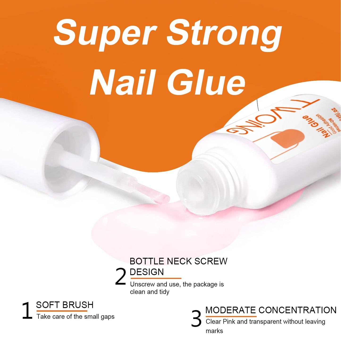 Nail Glue – Fast Dry Rhinestone & Press-On Nail Adhesive