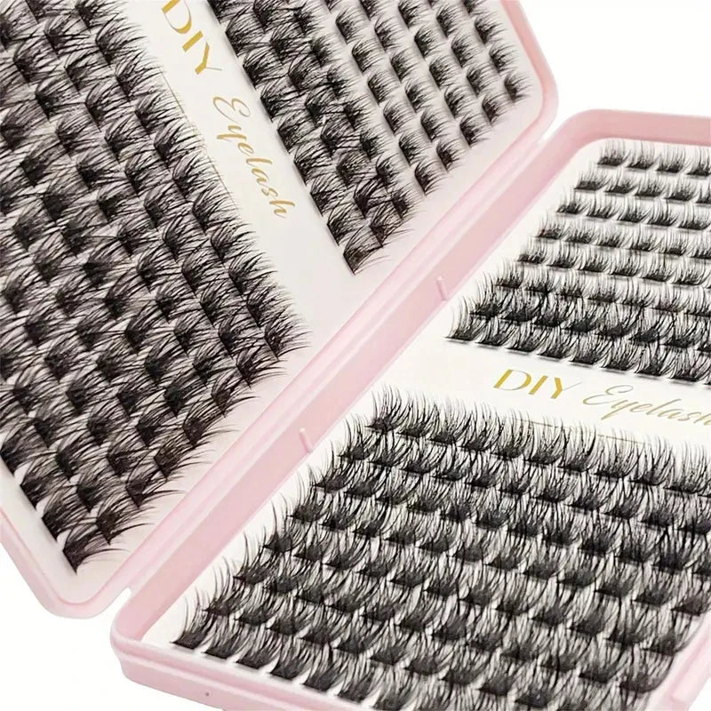 Individual Eyelash Extension Kit — D-Roll, 384 Pcs