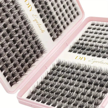 Individual Eyelash Extension Kit — D-Roll, 384 Pcs