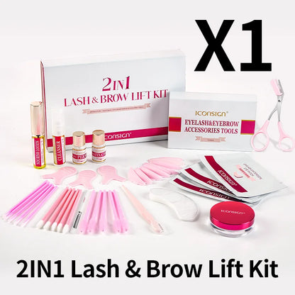 ICONSIGN 2-in-1 Lash & Brow Lift Kit — Lasts 6–8 Weeks