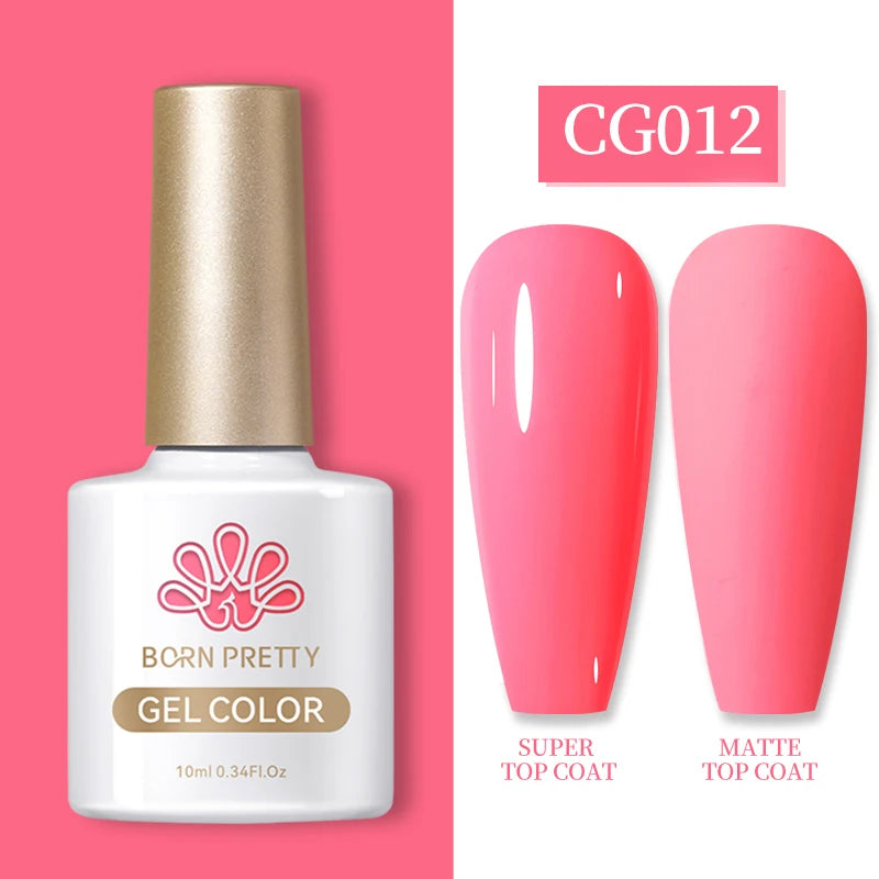 BORN PRETTY Gel Nail Polish — 130 Colors, Semi-Permanent UV/LED Gel Varnish
