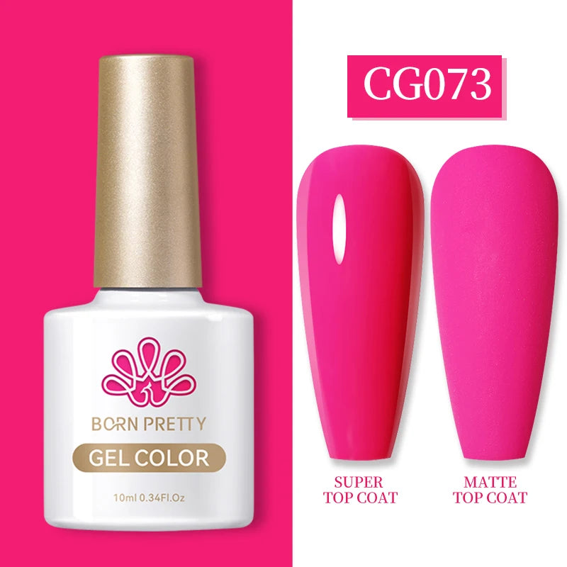 BORN PRETTY Gel Nail Polish — 130 Colors, Semi-Permanent UV/LED Gel Varnish