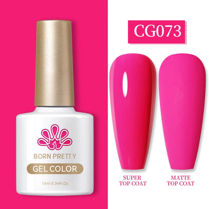 BORN PRETTY Gel Nail Polish — 130 Colors, Semi-Permanent UV/LED Gel Varnish