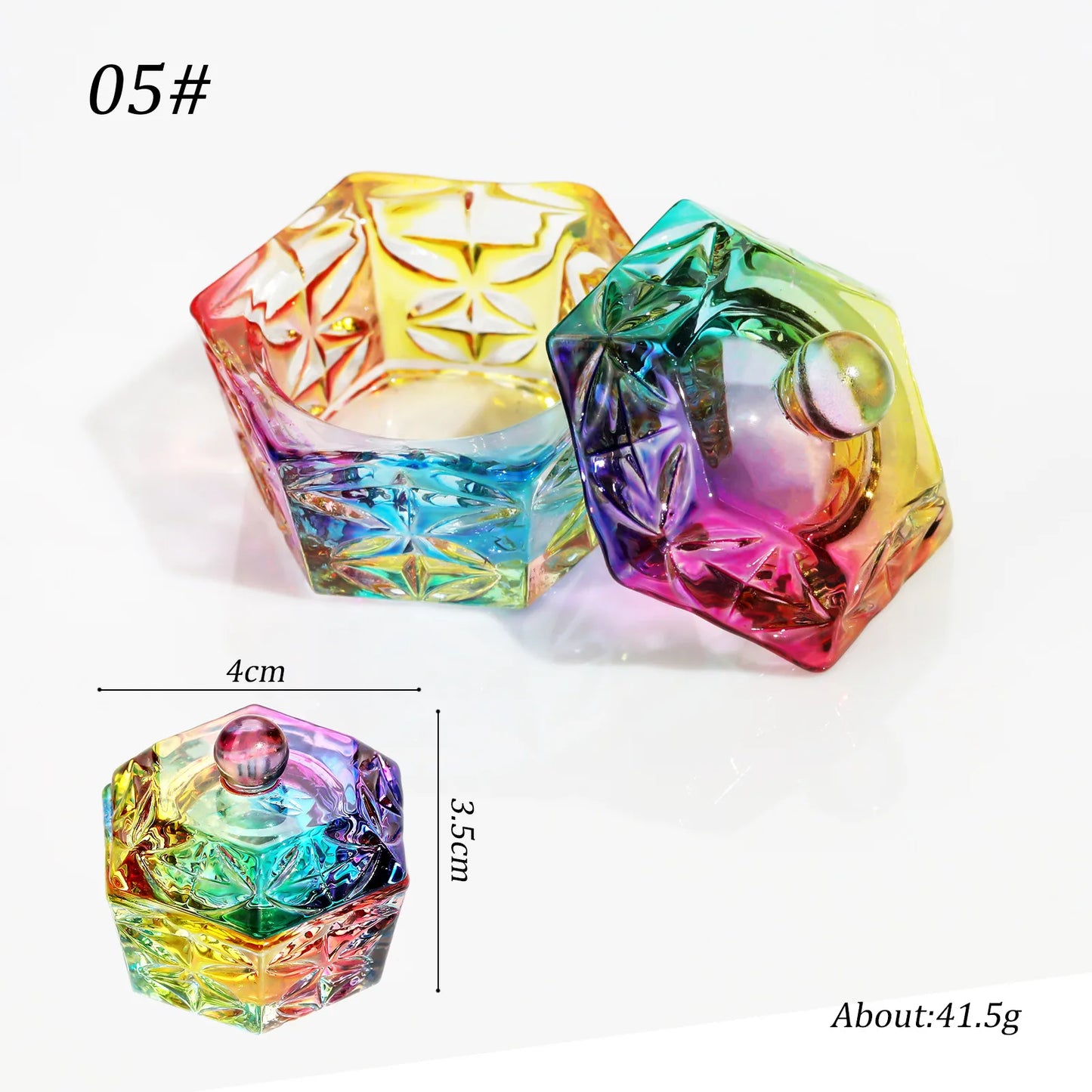 Pink Crystal Dappen Dish – Heart Shape Acrylic Liquid Holder