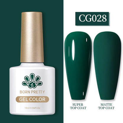 BORN PRETTY Gel Nail Polish — 130 Colors, Semi-Permanent UV/LED Gel Varnish
