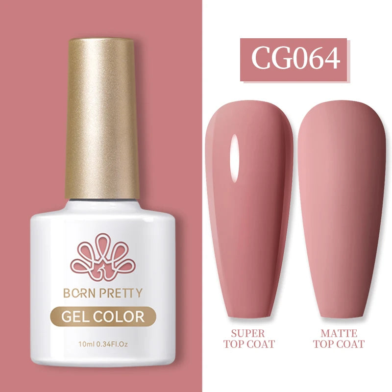 BORN PRETTY Gel Nail Polish — 130 Colors, Semi-Permanent UV/LED Gel Varnish
