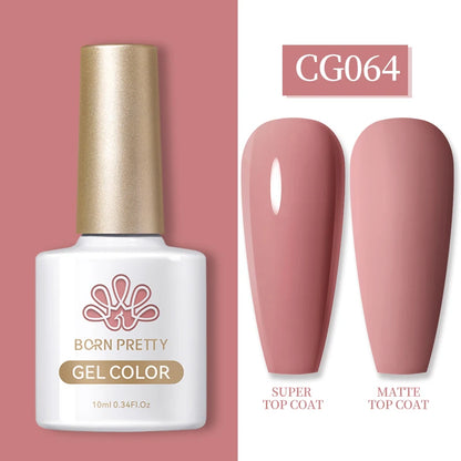 BORN PRETTY Gel Nail Polish — 130 Colors, Semi-Permanent UV/LED Gel Varnish