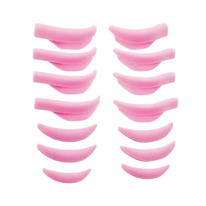 Silicone Lash Lift Perm Pads — 7 Pairs, Multi-Size