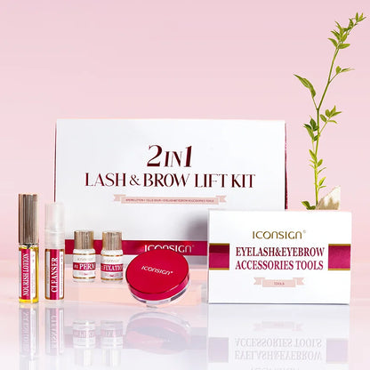 ICONSIGN 2-in-1 Lash & Brow Lift Kit — Lasts 6–8 Weeks