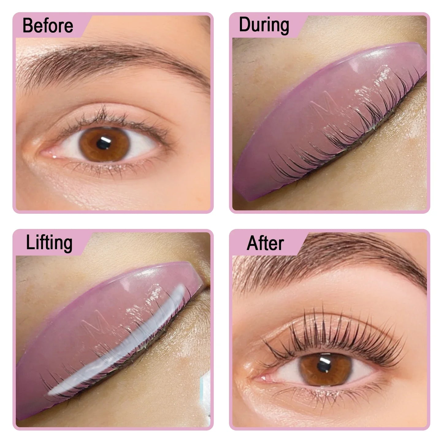 Silicone Lash Lift Perm Pads — 4 Pairs