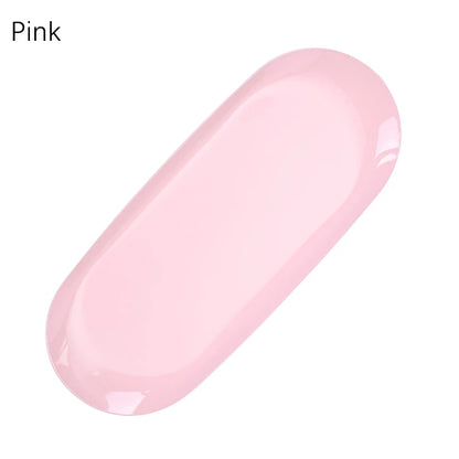 Nail Tray Stainless Steel Cosmetic Storage Tray Nail Art Nail Polish Storage Multicolor Nail Art Desktop False Nails Dish Tools