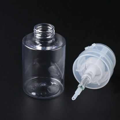 100ml Nail Polish Remover Dispenser Refillable Press Pump Bottle for Nail Art Manicure Tools Liquid Cleaner Storage