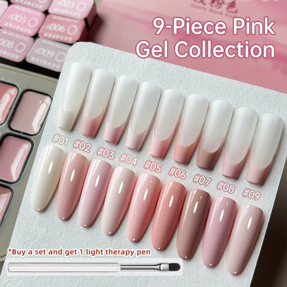 Pink Patting Gel – 9 Colors High Saturation Semi-Solid Nail Polish