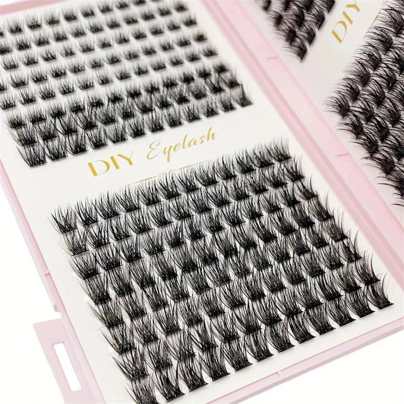 Individual Eyelash Extension Kit — D-Roll, 384 Pcs