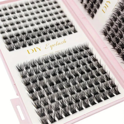Individual Eyelash Extension Kit — D-Roll, 384 Pcs