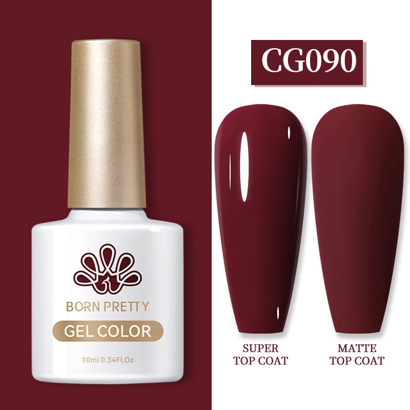BORN PRETTY Gel Nail Polish — 130 Colors, Semi-Permanent UV/LED Gel Varnish
