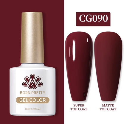 BORN PRETTY Gel Nail Polish — 130 Colors, Semi-Permanent UV/LED Gel Varnish