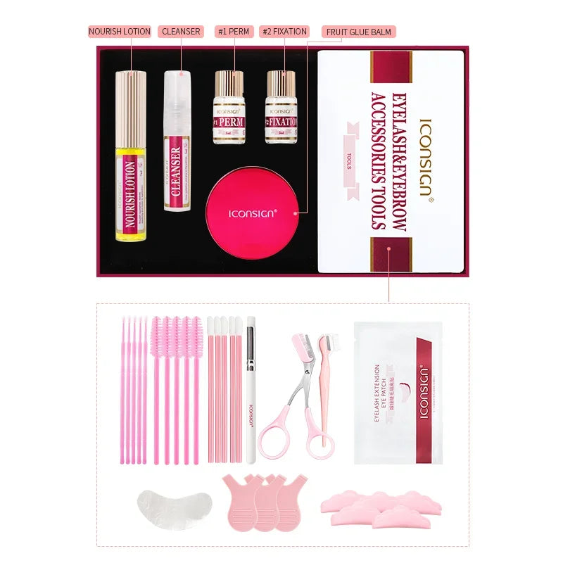 ICONSIGN 2-in-1 Lash & Brow Lift Kit — Lasts 6–8 Weeks