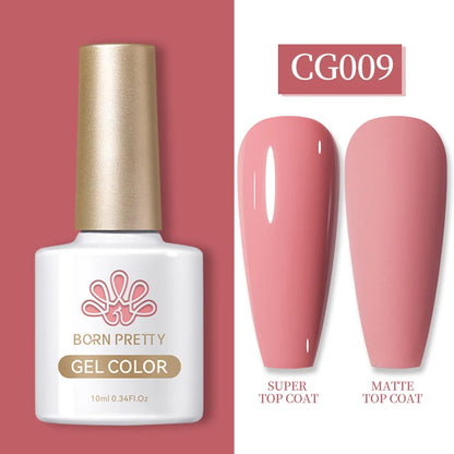 BORN PRETTY Gel Nail Polish — 130 Colors, Semi-Permanent UV/LED Gel Varnish
