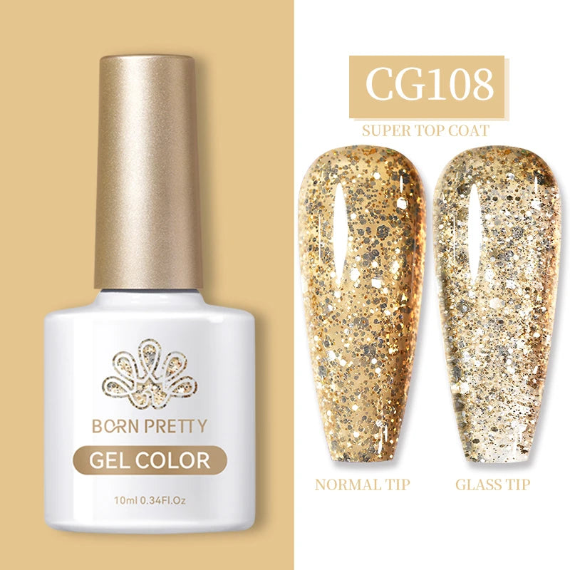 BORN PRETTY Gel Nail Polish — 130 Colors, Semi-Permanent UV/LED Gel Varnish