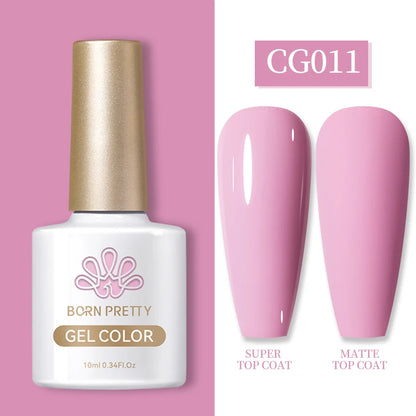 BORN PRETTY Gel Nail Polish — 130 Colors, Semi-Permanent UV/LED Gel Varnish