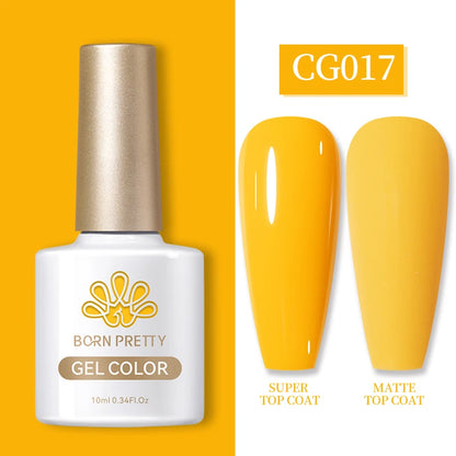 BORN PRETTY Gel Nail Polish — 130 Colors, Semi-Permanent UV/LED Gel Varnish