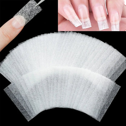 Fiberglass Nail Extension Silk Wraps – UV Gel Acrylic Tips