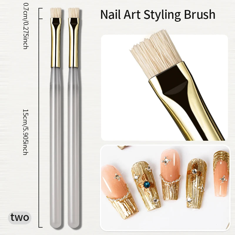 Nail Art Liner Brush – Stripe & Water Ripple Design Tool