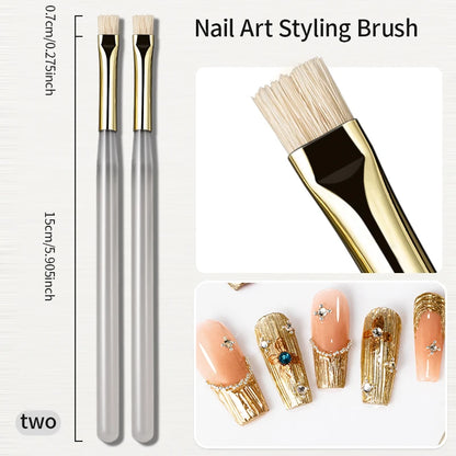 Nail Art Liner Brush – Stripe & Water Ripple Design Tool