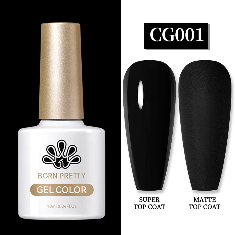 BORN PRETTY Gel Nail Polish — 130 Colors, Semi-Permanent UV/LED Gel Varnish