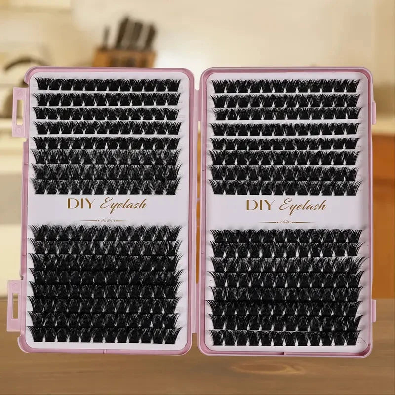 Individual Eyelash Extension Kit — D-Roll, 384 Pcs
