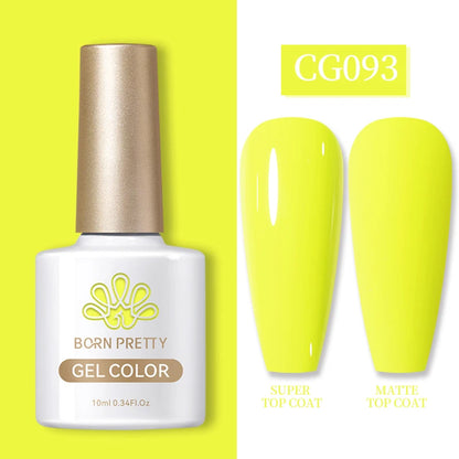BORN PRETTY Gel Nail Polish — 130 Colors, Semi-Permanent UV/LED Gel Varnish