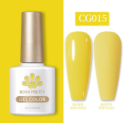 BORN PRETTY Gel Nail Polish — 130 Colors, Semi-Permanent UV/LED Gel Varnish