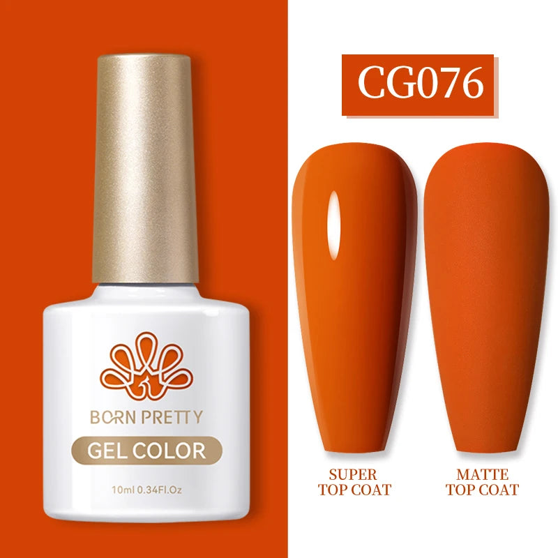 BORN PRETTY Gel Nail Polish — 130 Colors, Semi-Permanent UV/LED Gel Varnish